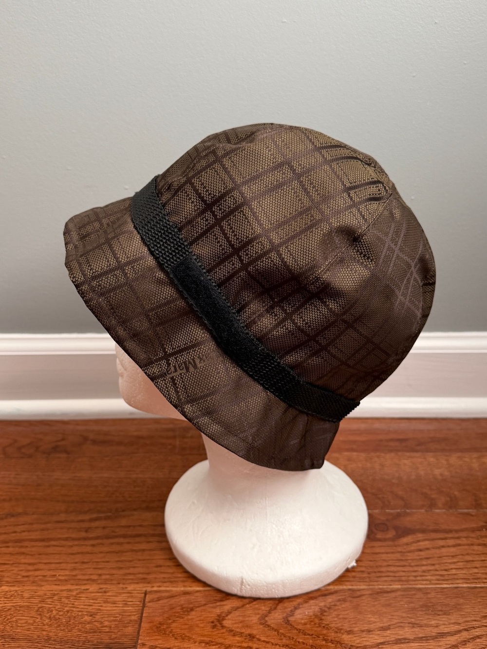 MaxMara Brown Packable Bucket Hat Sz M